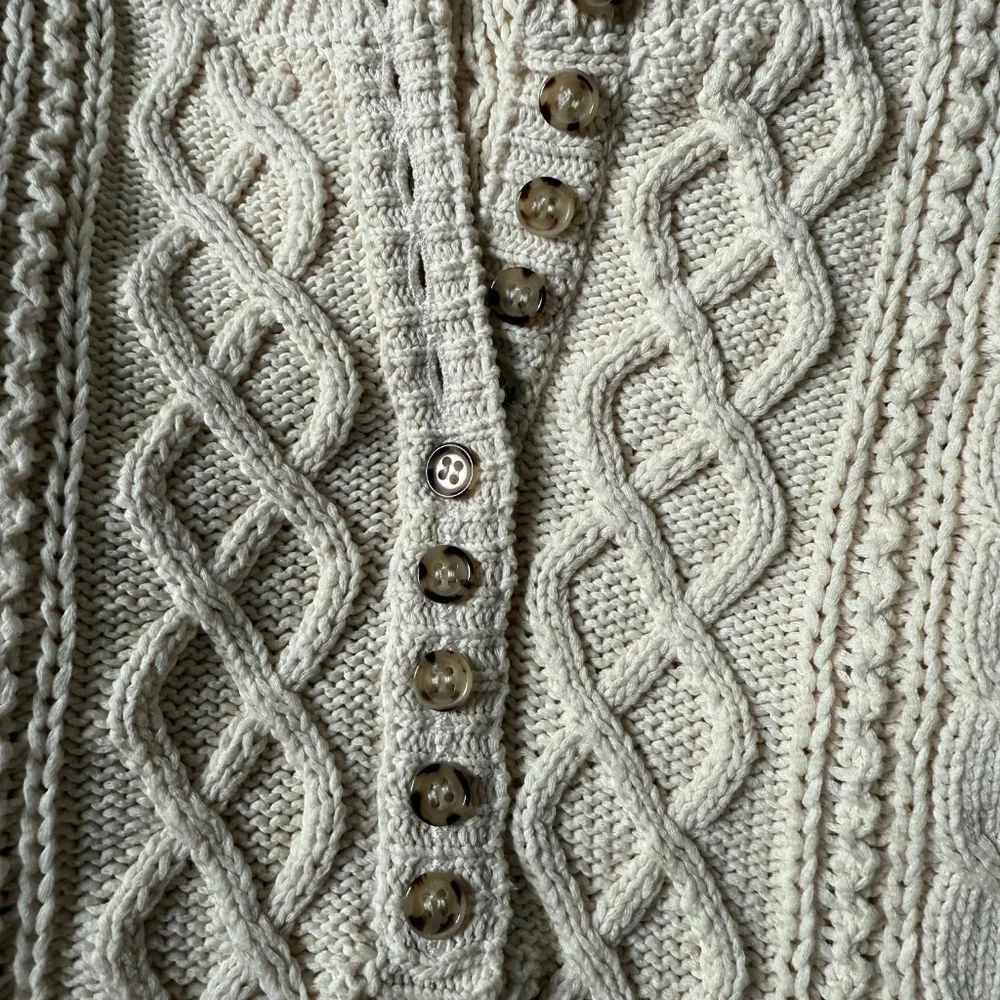 Sezane Bree Jumper Cream - Size XS - Picture 3 of 9